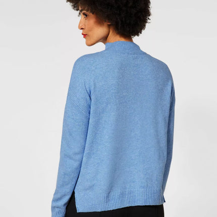 UNICORN Women's knitted sweater dark blue beige light blue pink 34 36 38 40 42 44 46