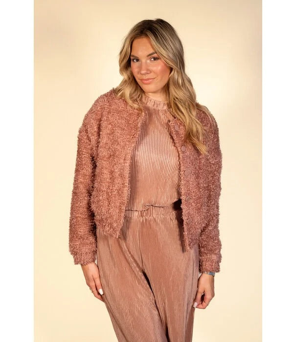UNICORN Women's jacket hairy old pink xs s m