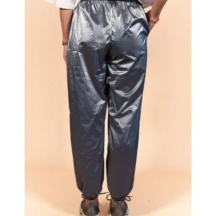 UNICORN Women's pants metallic blue xs s m l