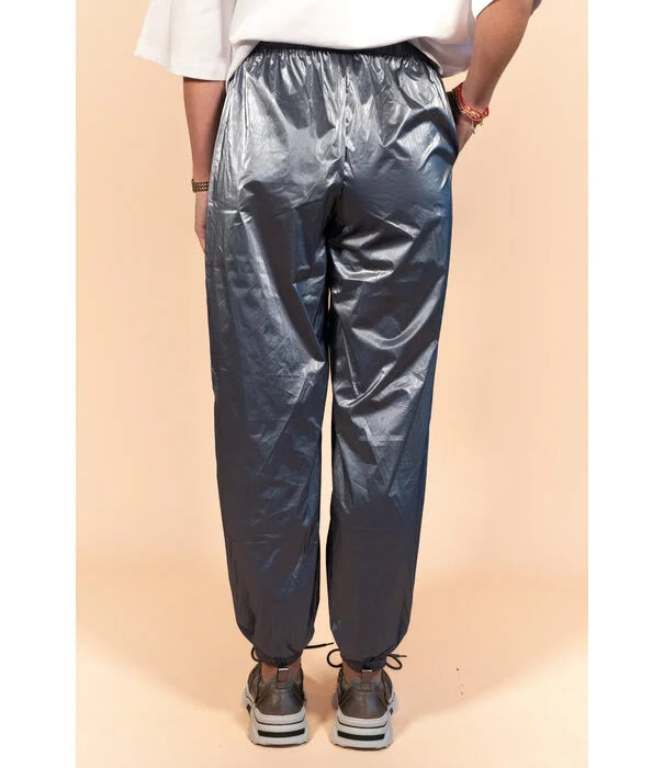 UNICORN Women's pants metallic blue xs s m l
