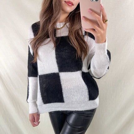 UNICORN Women's sweater black white m l