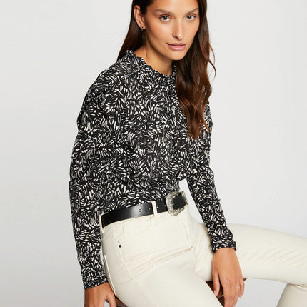 Dames shirt zwart xs s m l xl