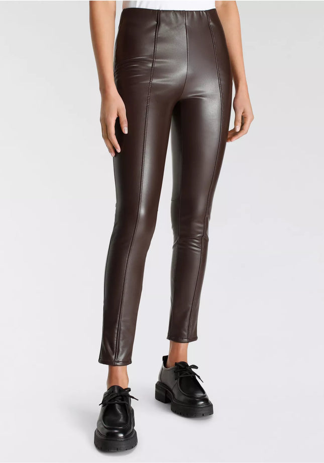UNICORN Women's leather trousers brown xs s m l xl xxl xxxl