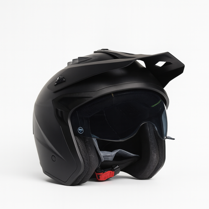 UNICORN Helmet Vito Jet Trial matt black