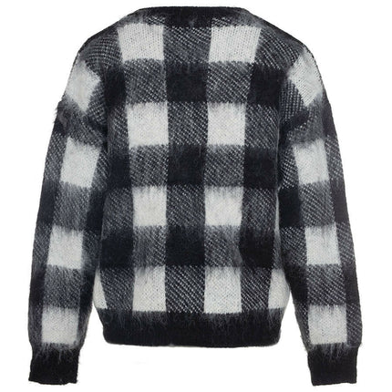UNICORN Women's sweater checked black and white xs s m l xl xxl