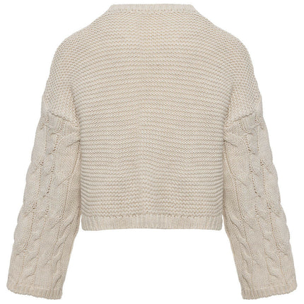 UNICORN Women's sweater beige green one size