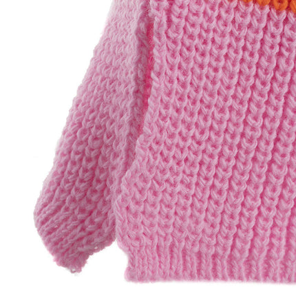 UNICORN Women's sweater striped pink green one size