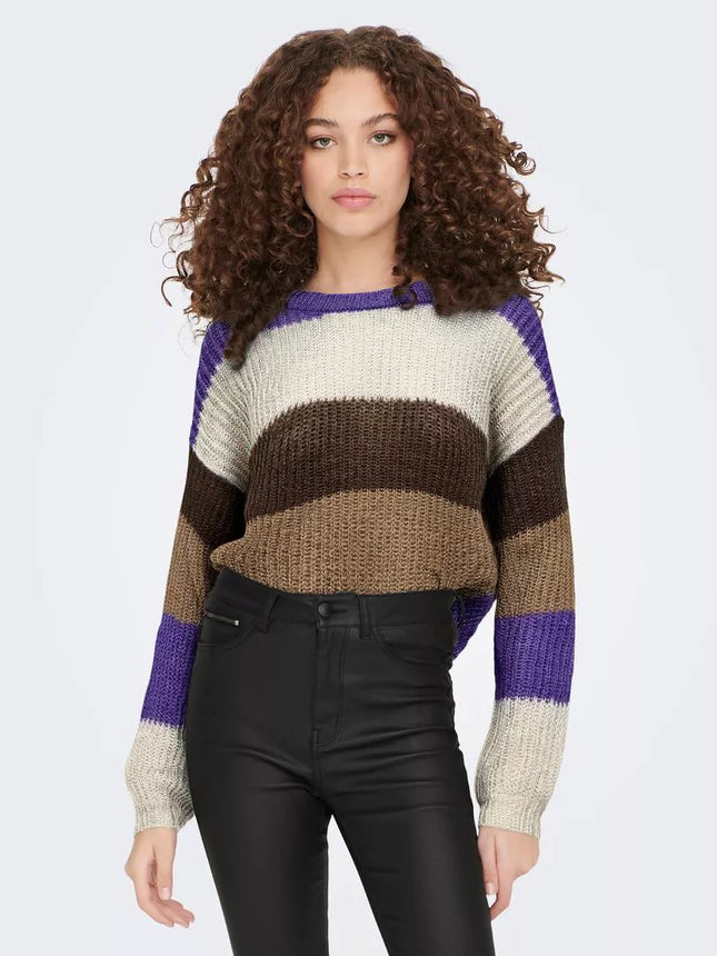 UNICORN Women's knitted sweater striped multiple colors s m l xl xxl