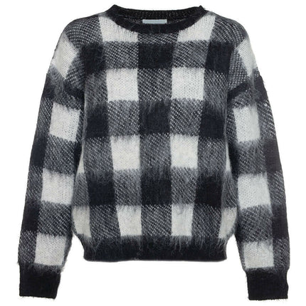 UNICORN Women's sweater checked black and white xs s m l xl xxl