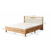 UNICORN Isaac Double Bed - Oak - 160x200 cm
