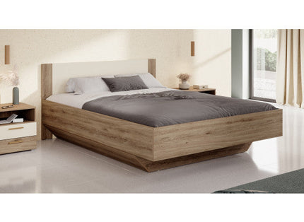 UNICORN Valduz Double Bed - Oak - 160x200 cm