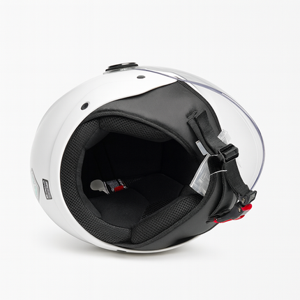 Helmet vito jet uno gloss white