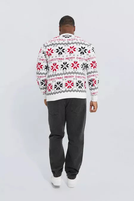 UNICORN Men's sweater Christmas white xxl xxxl xxxxl xxxxxl