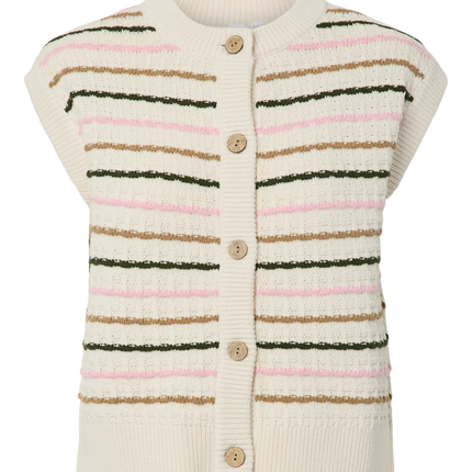 YAS Nilo knit spencer pristine