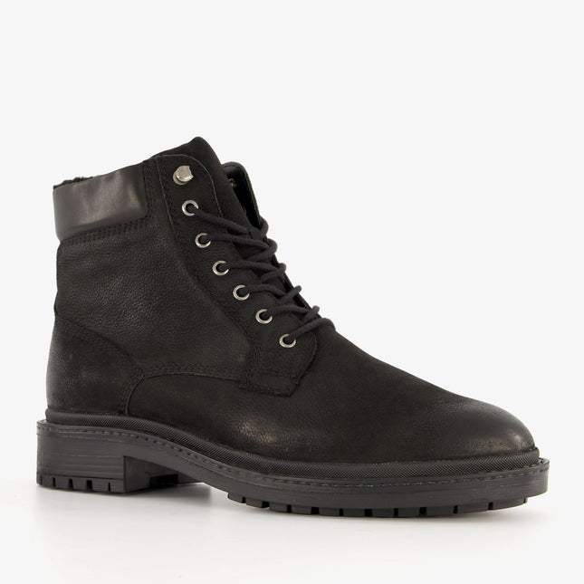 UNICORN Leather men's lace-up boots black 40 41 42 43 44 45 46