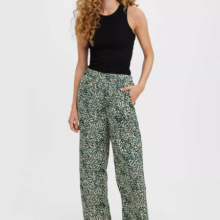 UNICORN Women's long trousers plant print xs s m l xl