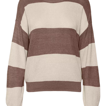 UNICORN Women's sweater striped blue brown pink xs s m l xl