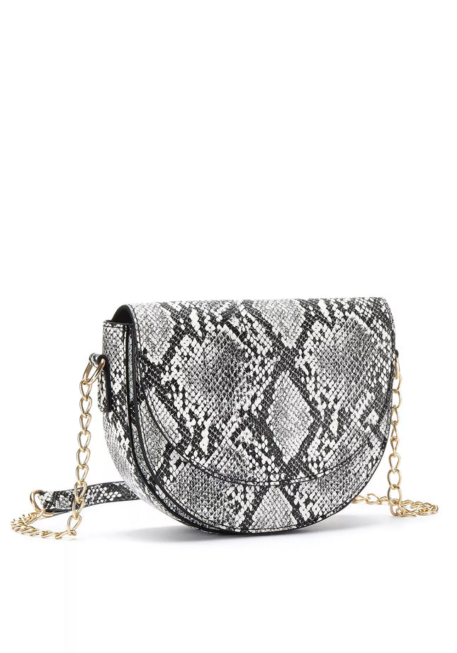 UNICORN Women's shoulder bag black and white