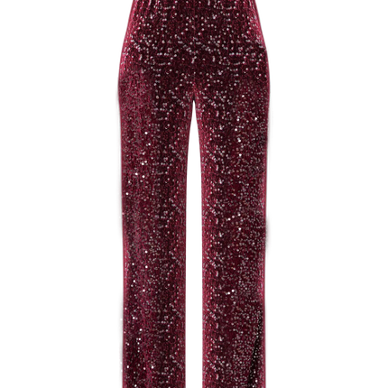 Kam wide jeans red sport stripes