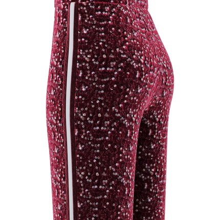 Kam wide jeans red sport stripes