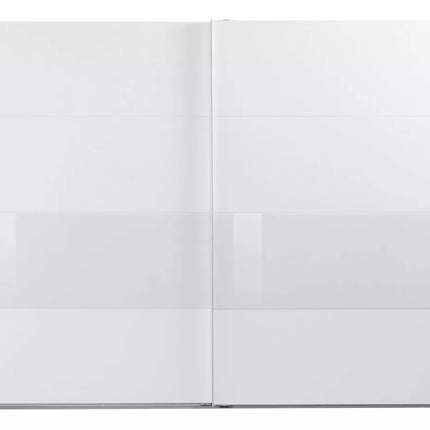 UNICORN Wardrobe sliding door wardrobe modern black and white Width 270 cm Depth 64 cm Height 208 cm