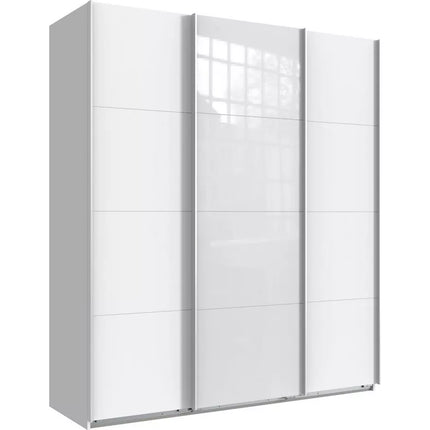 UNICORN Wardrobe sliding door wardrobe modern high-gloss black and white oak light brown oak dark brown Width 180 cm Depth 64 cm Height 210 cm
