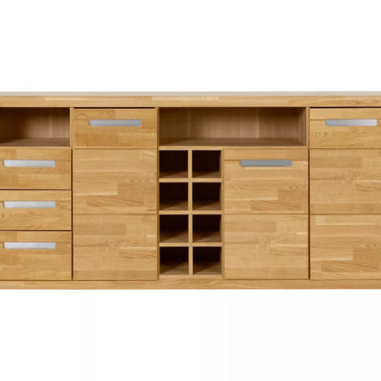 UNICORN Dresser wall unit country light brown Width 210 cm Depth 40 cm Height 90 cm