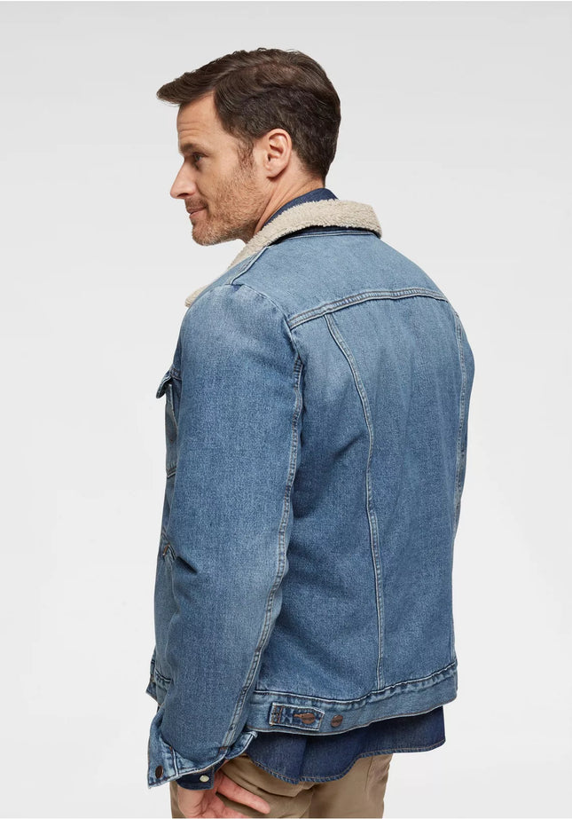 UNICORN Men's denim jacket lined blue S M L XL XXL XXXL XXXXL