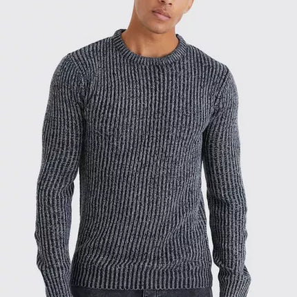 UNICORN Men's sweater ribbed dark gray s m l xl xxl