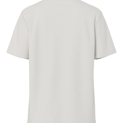 Mila heart tee cloud dancer red
