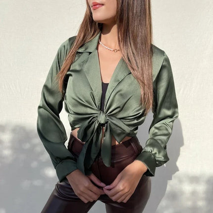 UNICORN Women's shirt top green beige s m l