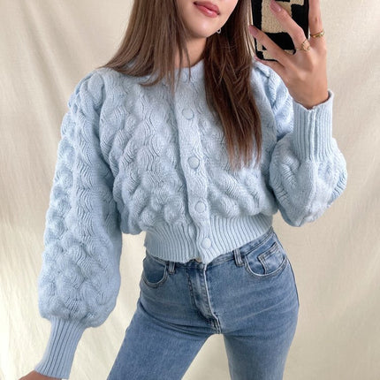 UNICORN Women's sweater light blue s m l