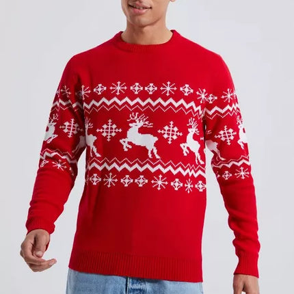 UNICORN Men's sweater Christmas pattern red s m l xl xxl