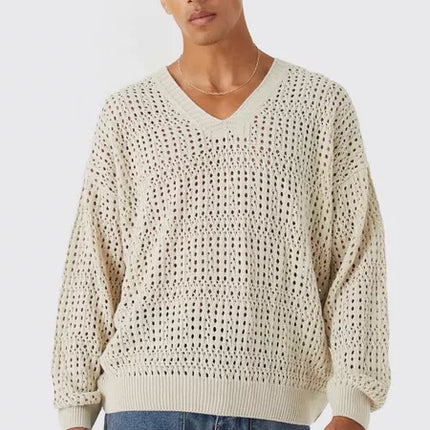 UNICORN Men's sweater airy beige xs s m l xl