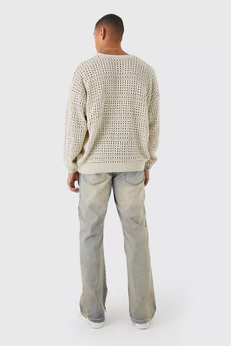 UNICORN Men's sweater airy beige xs s m l xl