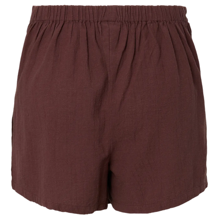 Agnes skort deep mahogany
