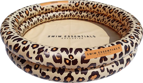 Swim Essentials Zwembandjes Beige Panterprint - Zwemvleugels - 2-6 jaar - 15-30 kg